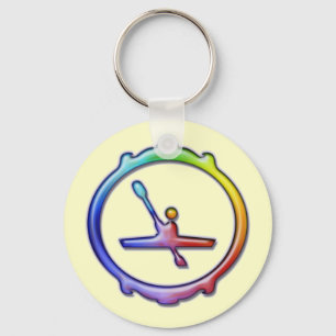 Kayak Paddling Sleutelhanger