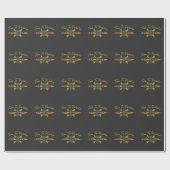 Kayak Paddling Time Whitewater Paddle Boat Lover Cadeaupapier (Vlak)