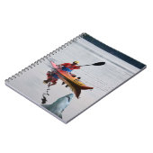 Kayak, pataugeoire, requin, carnet de campagne (Côté gauche)