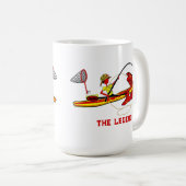 Kayak Pêche La Légende dans la Mug de Café Lumineu (Devant droit)
