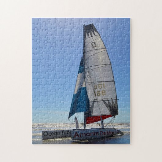 Kayak Sail Boat Texas. Legpuzzel (Verticaal)
