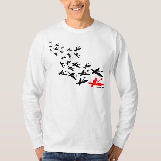 Kayak Swarm T-shirt (Voorkant)