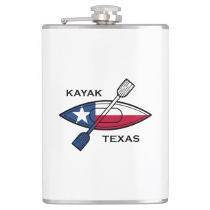 Kayak Texas Vlag Heupfles