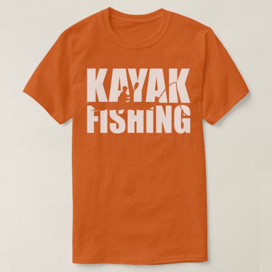 Kayak Vissen T-shirt (Design voorkant)