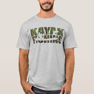 Kayak Vissen Wetlands 2 Camo Kayak Vissen Paddli T-shirt