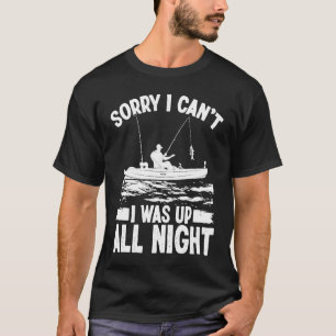 Kayak Vist alle nacht Kayaking Angler Fisher Kay T-shirt