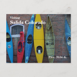 Kayak Wall Briefkaart
