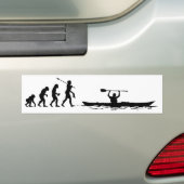 Kayaker Bumpersticker (Op auto)