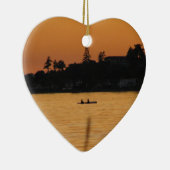 Kayakers Keramisch Ornament (Rechts)