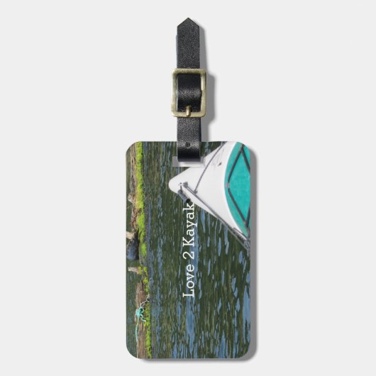 Kayaking Bagagelabel (Voorkant verticaal)