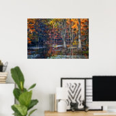 Kayaking - Caddo Lake, Texas - Autumn Poster (Thuiskantoor)