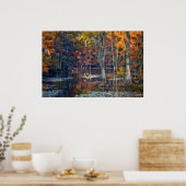 Kayaking - Caddo Lake, Texas - Autumn Poster (Keuken)