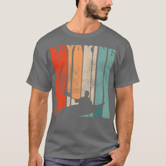 Kayaking Canoeing Retro 2 T-shirt