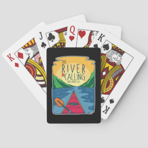 Kayaking - de rivier belt en ik moet gaan pokerkaarten