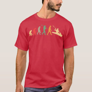 Kayaking evolution vintage t-shirt