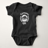 Kayaking Girl Kayak Dad Romper (Voorkant)