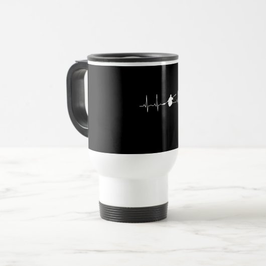 Kayaking Heartbeat Reisbeker (Voorkant links)