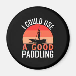Kayaking ik kan een goed paddling gebruiken magneet