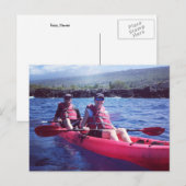 Kayaking in Kona Hawaii Briefkaart (Voorkant / Achterkant)