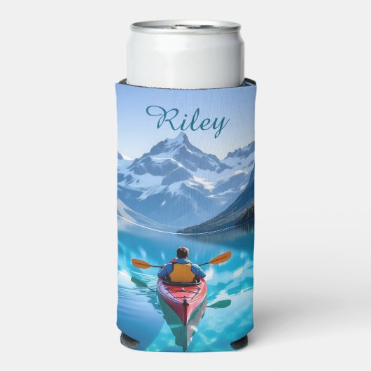 Kayaking in Mountains Personalized (Seltzer Voorkant)