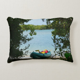 Kayaking in St. Thomas US Maagdeneilanden Accent Kussen