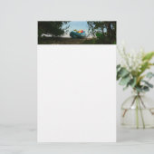 Kayaking in St. Thomas US Maagdeneilanden Briefpapier (Staand voorkant)