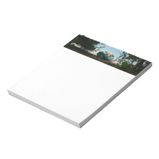 Kayaking in St. Thomas US Maagdeneilanden Notitieblok (Gedraaid)