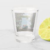 Kayaking in St. Thomas US Maagdeneilanden Shot Glas (Achterkant)