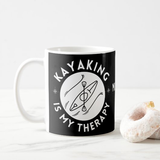 Kayaking is mijn therapie koffiemok (Met donut)