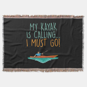 Kayaking Kayak Gift Deken
