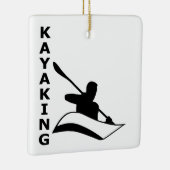Kayaking Keramisch Ornament (Rechts)