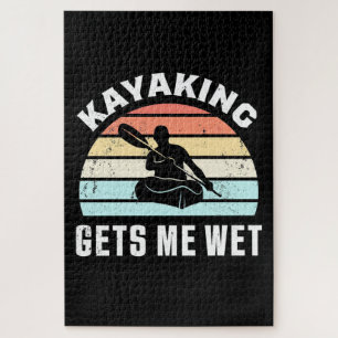 Kayaking laat me nat legpuzzel