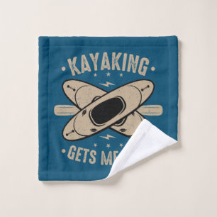 Kayaking laat me nat washandje