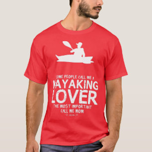 Kayaking Lover mama grappig ontwerp voor cadeautje T-shirt