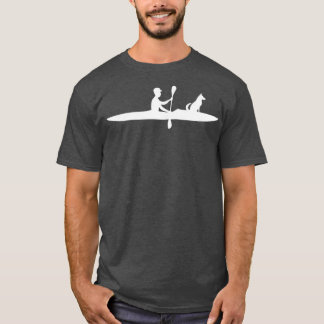 Kayaking met hond Funny Kayak Lover Gift Idea T-shirt