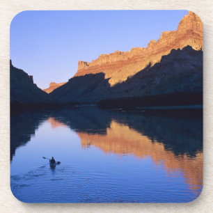 Kayaking op de Colorado in het Spaans Bier Onderzetter