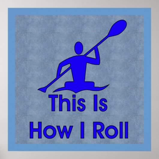 Kayaking Poster (Voorkant)