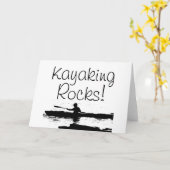 Kayaking Rocks ! Carte (Fleur jaune)