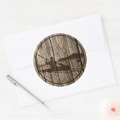 Kayaking Ronde Sticker (Envelop)