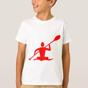 Kayaking - rood t-shirt