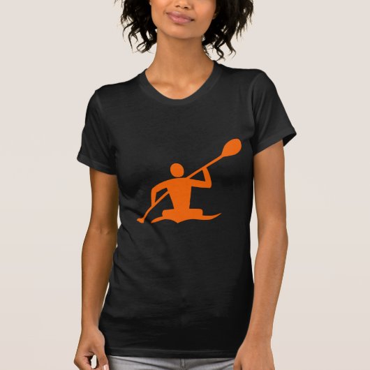 Kayaking - Sinaasappel T-shirt (Voorkant)