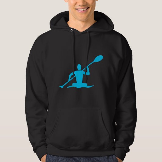 Kayaking - Sky Blue Hoodie (Voorkant)