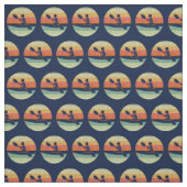 Kayaking Sunset Stof (Swatch)