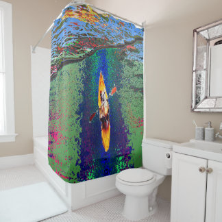 Kayaking Water Sports Bathroom Douchegordijn