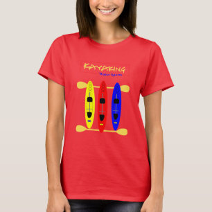 Kayaking Water Sports Thormated Graphic T-shirt