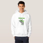 Kayaking Whitewater Silhouette Hoodie (Voorkant volledig)