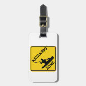 Kayaking Zone Bagagelabel (Voorkant verticaal)