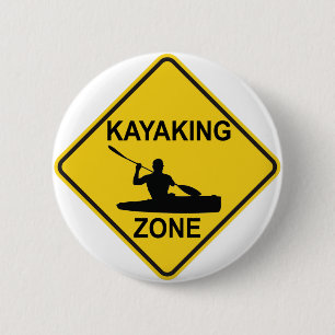 Kayaking Zone Ronde Button 5,7 Cm