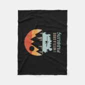 Kayakken Bergen Retro Fleece Deken (Voorkant)
