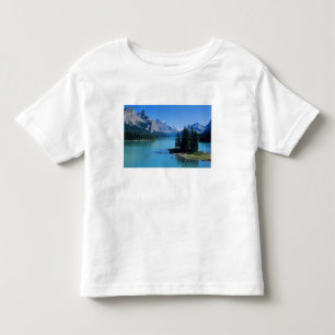 Kayakken op Maligne Lake bij Spirit Island Kinder Shirts